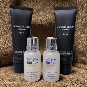 Bottega Veneta Illusione Shower Gel and Molton Brown Face Wash Set